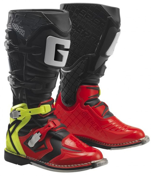 Мотоботы Gaerne G-React Goodyear Red-Yellow-Black кроссовые 