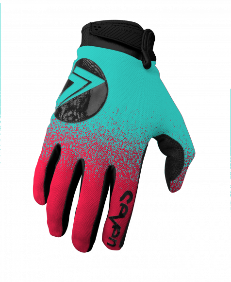 Мотоперчатки Seven Annex 7 Dot Glove Flo Red/ Blue