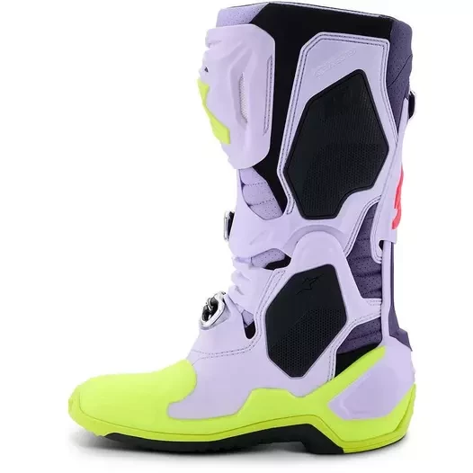Мотоботы Alpinestars Tech 10 S-Vented Purple Yellow Diva Pink Мотоботы Alpinestars Tech 10 S-Vented Purple Yellow Diva Pink