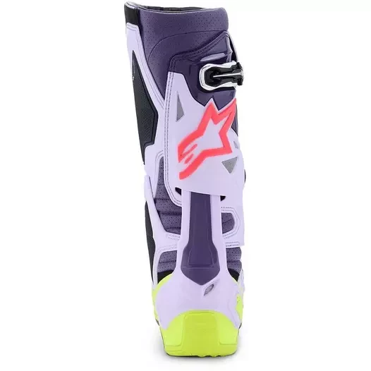 Мотоботы Alpinestars Tech 10 S-Vented Purple Yellow Diva Pink Мотоботы Alpinestars Tech 10 S-Vented Purple Yellow Diva Pink