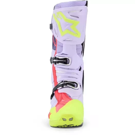 Мотоботы Alpinestars Tech 10 S-Vented Purple Yellow Diva Pink Мотоботы Alpinestars Tech 10 S-Vented Purple Yellow Diva Pink