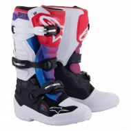 Мотоботы Alpinestars Tech 7S White Black Rainbow