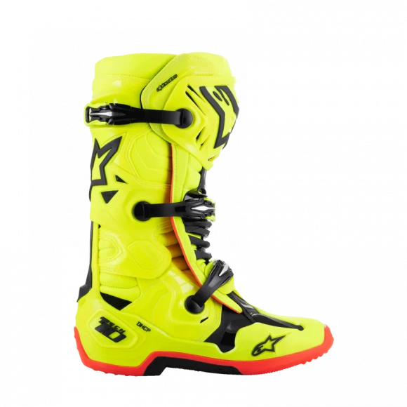Мотоботы Alpinestars Tech10 Yellow Black Red