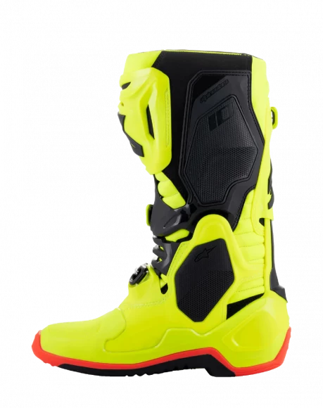 Мотоботы Alpinestars Tech10 Yellow Black Red