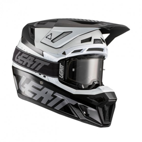 Шлем Leatt 8.5 V22 Black Grey с маской Velocity 5.5