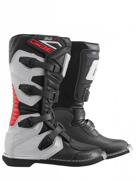 Детские мотоботы Gaerne SGJ White Black Red