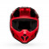Шлем кроссовый Bell MX-9 Seven Phaser Gloss Red/Black