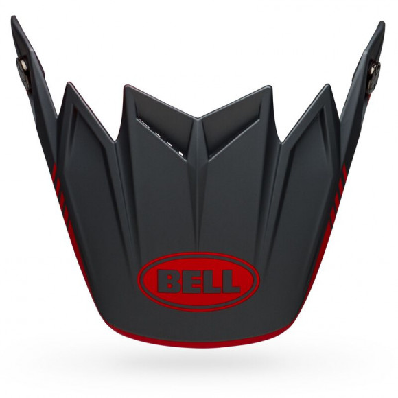 Козырёк Moto 9 Flex Visor Louver MT GY/RD