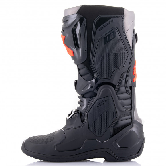 Мотоботы Alpinestars Tech 10 Black Red Fluo Мотоботы Alpinestars Tech 10 Black Red Fluo